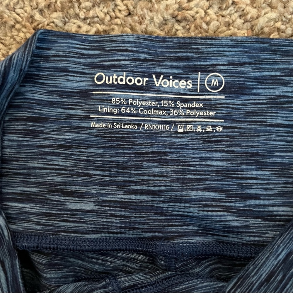 Lot of 2 Outdoor Voices biker shorts